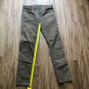 Men’s Gap Tan Corduroy Tan “1969” pant